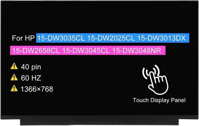 HP 15-dw3048nr Touch Intel Core i3 11th Gen